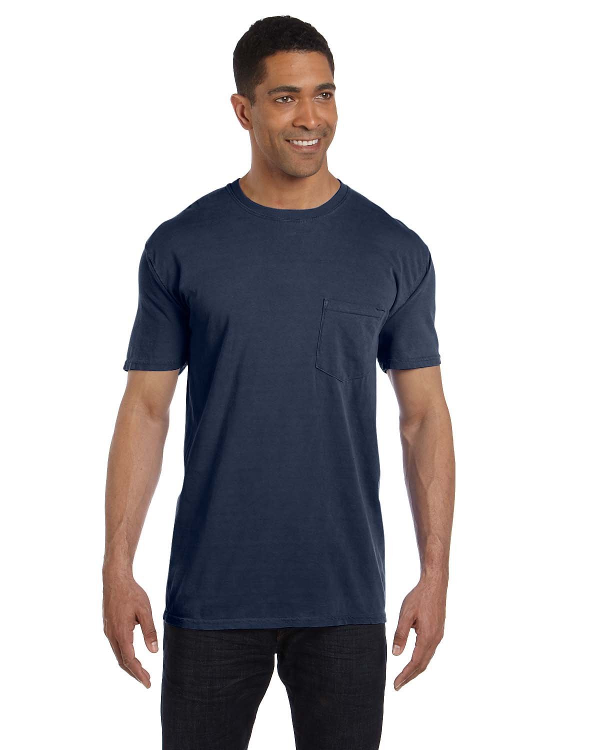 Comfort Colors 6030CC Adult 100% Ring Spun Cotton Heavyweight RS Pocket T-Shirt