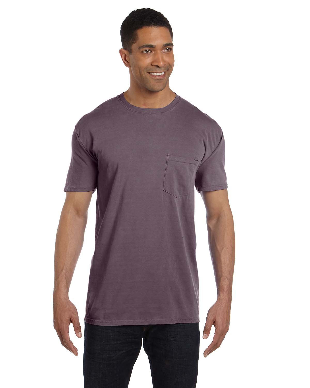 Comfort Colors 6030CC Adult 100% Ring Spun Cotton Heavyweight RS Pocket T-Shirt