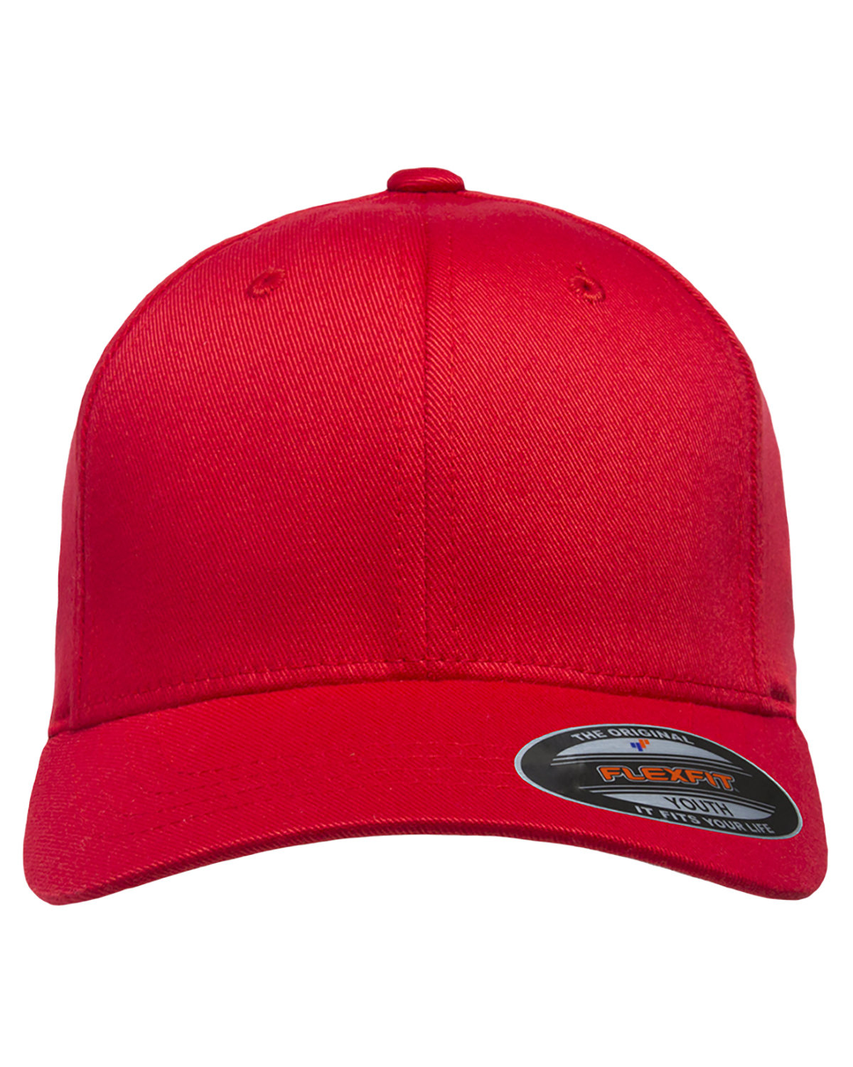 Flexfit ORIGINAL 6277Y Youth Hat 6-Panel Structured Mid Profile Twill Wooly Cap - Picture 4 of 5