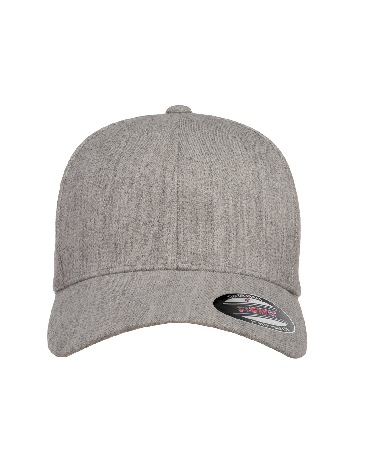 Flexfit ORIGINAL 6477 Adult 6-Panel Structured Mid Profile Hat Wool Blend Cap - Picture 7 of 14
