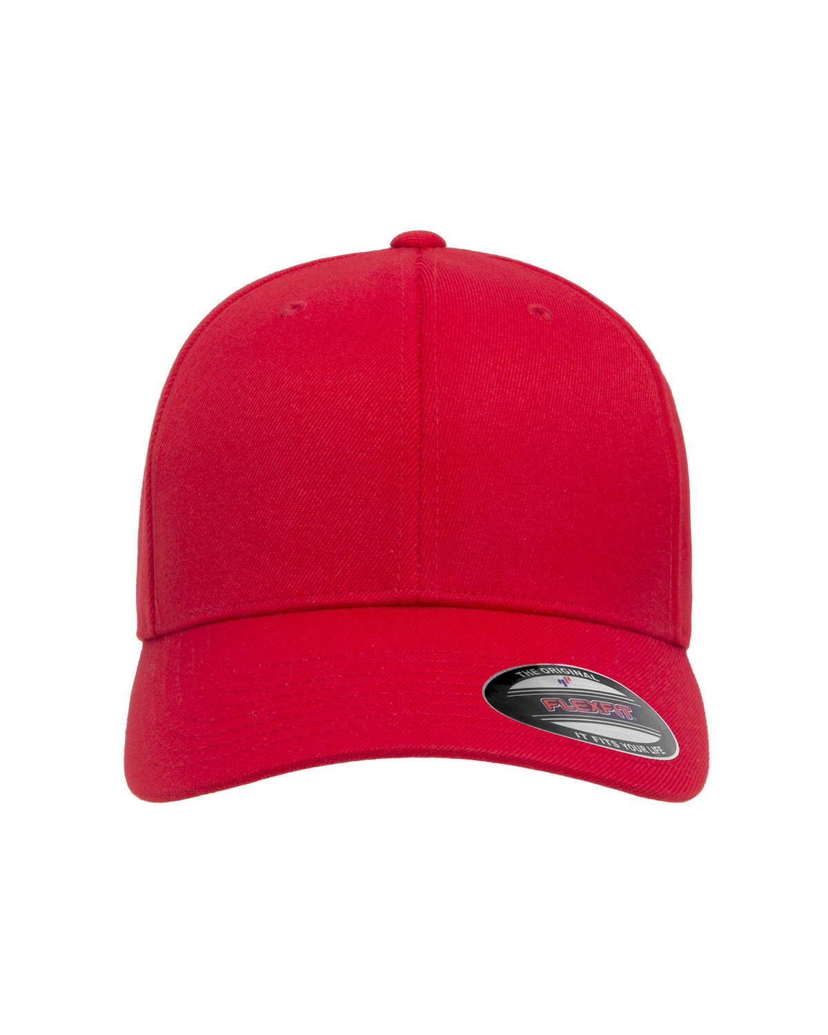 Flexfit ORIGINAL 6477 Adult 6-Panel Structured Mid Profile Hat Wool Blend Cap - Picture 11 of 14