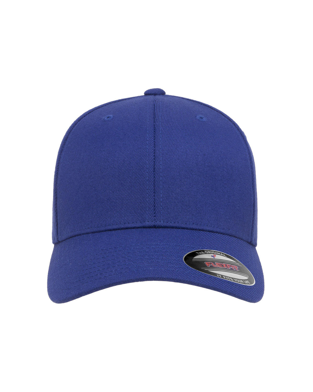 Flexfit ORIGINAL 6477 Adult 6-Panel Structured Mid Profile Hat Wool Blend Cap - Picture 12 of 14