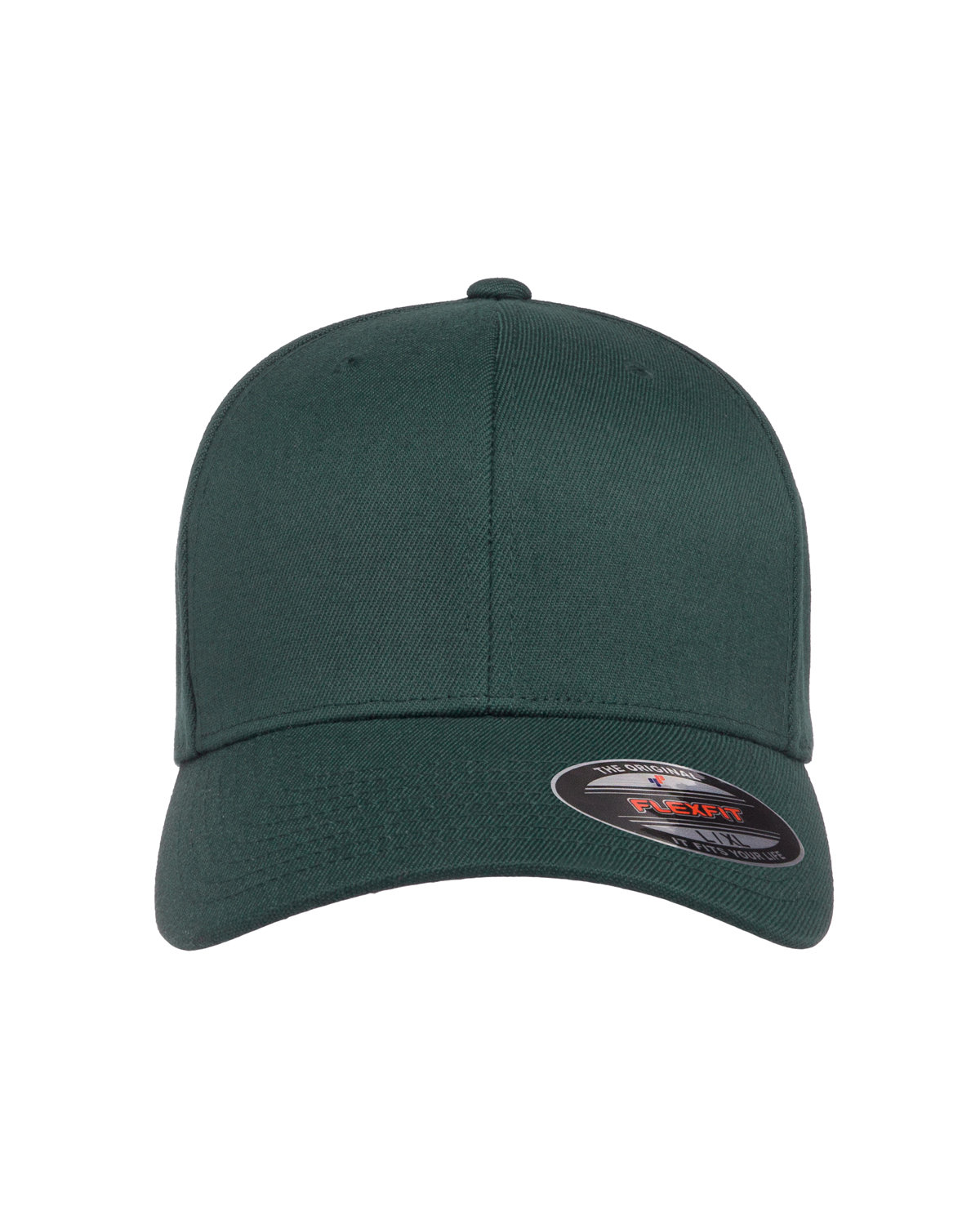 Flexfit ORIGINAL 6477 Adult 6-Panel Structured Mid Profile Hat Wool Blend Cap - Picture 13 of 14