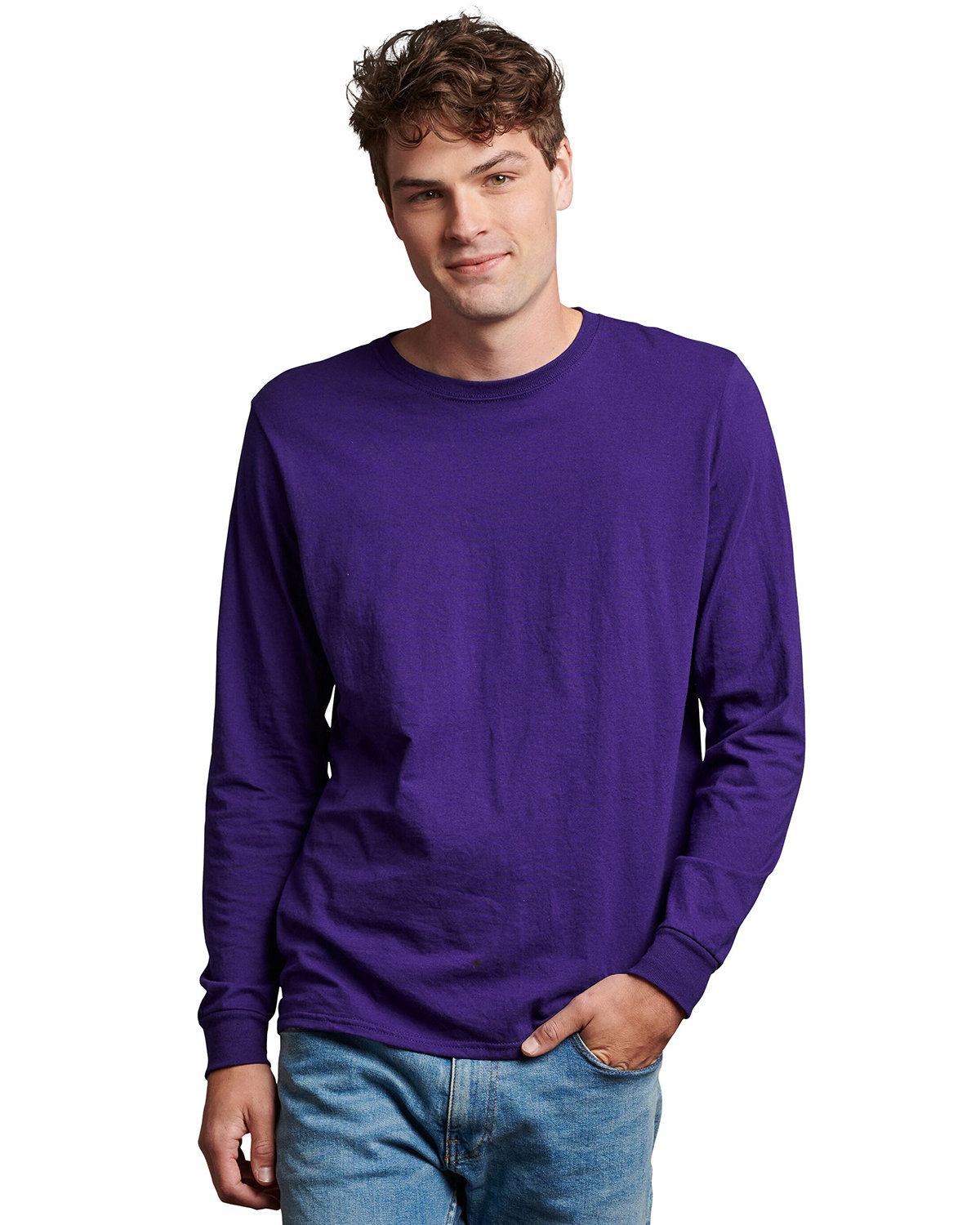 2 Pack Of Russell Athletic 64LTTM Unisex Essential T Shirt Performance T-Shirt - Picture 9 of 13