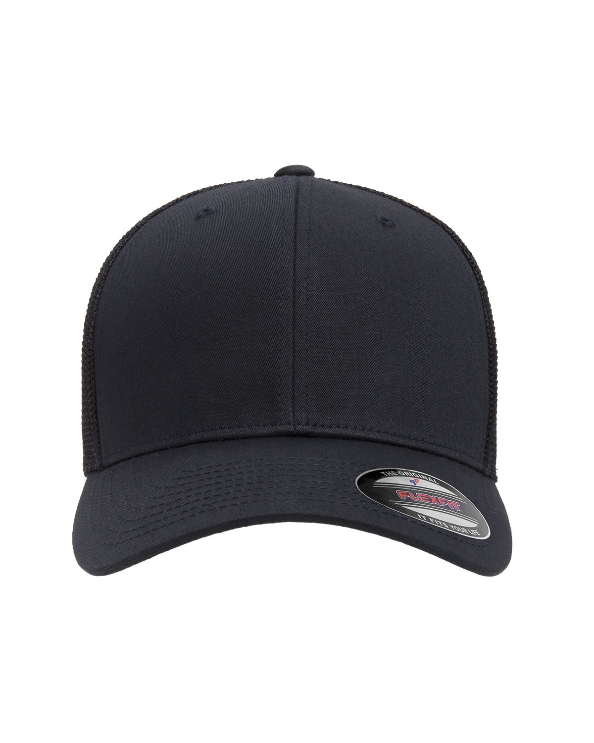 Flexfit 6511 Adult Hat 6-Panel Structured Mid Profile One Size Trucker Cap - Picture 15 of 26