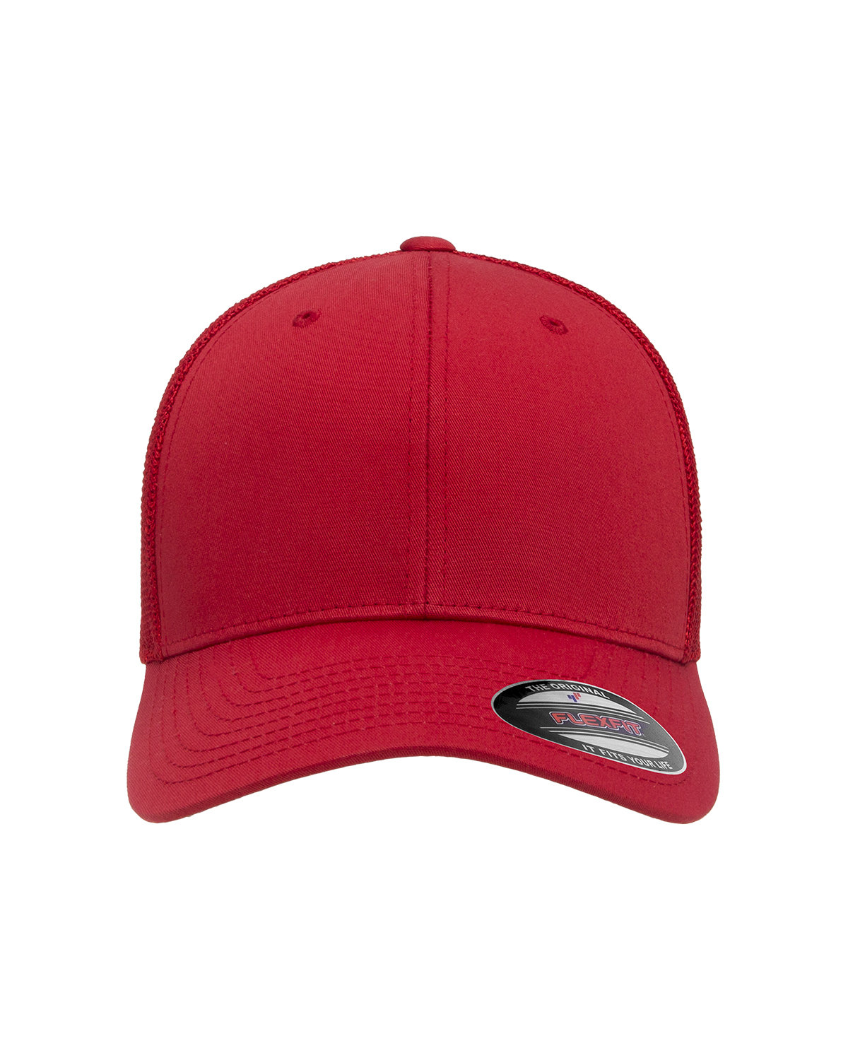 Flexfit 6511 Adult Hat 6-Panel Structured Mid Profile One Size Trucker Cap - Picture 21 of 26