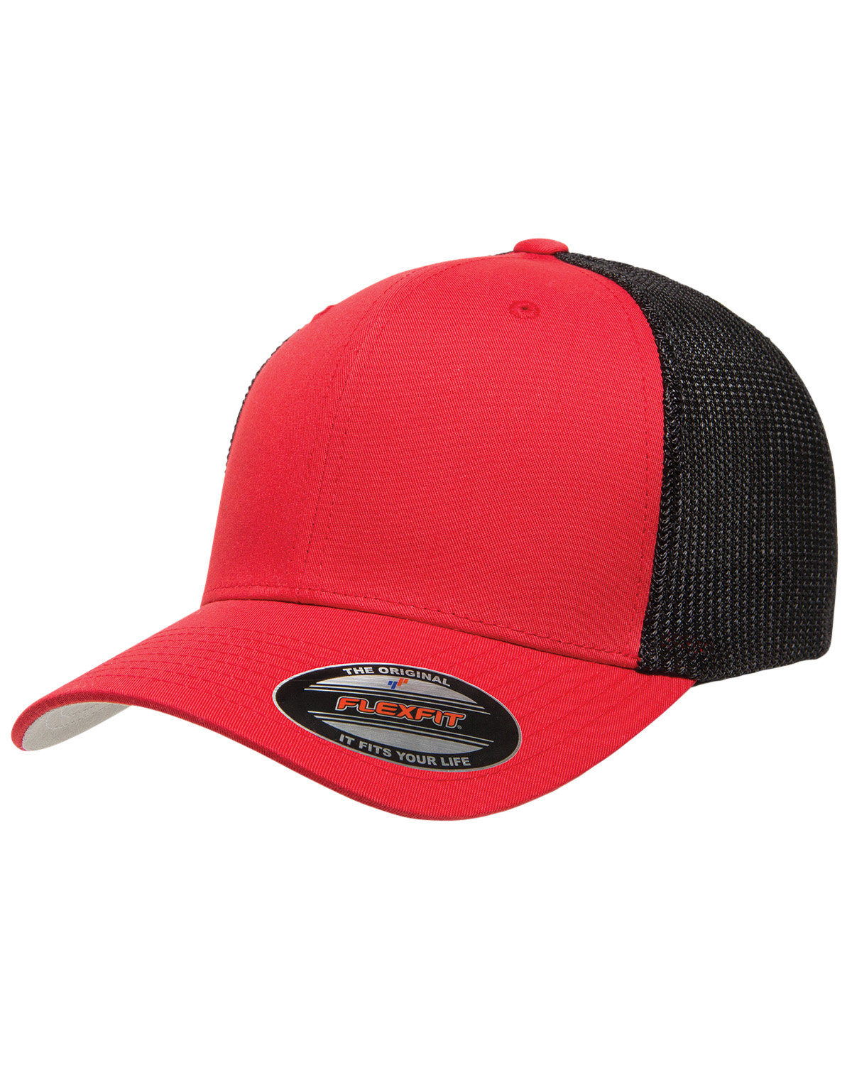 Flexfit 6511 Adult Hat 6-Panel Structured Mid Profile One Size Trucker Cap - Picture 22 of 26