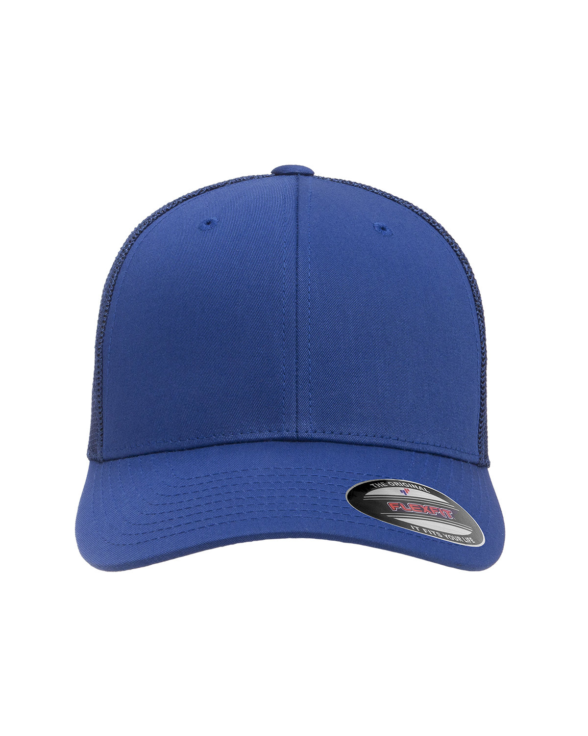 Flexfit 6511 Adult Hat 6-Panel Structured Mid Profile One Size Trucker Cap - Picture 24 of 26