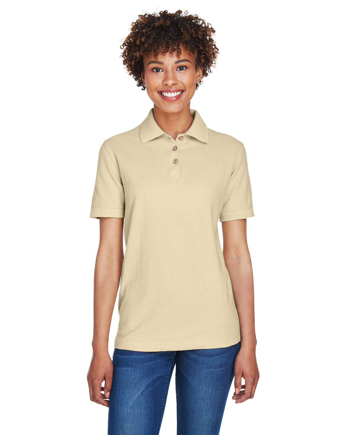 3 Pack Of UltraClub 8541 Ladies Easy Care TShirt Feminine Fit Whisper Pique Polo - Picture 18 of 24