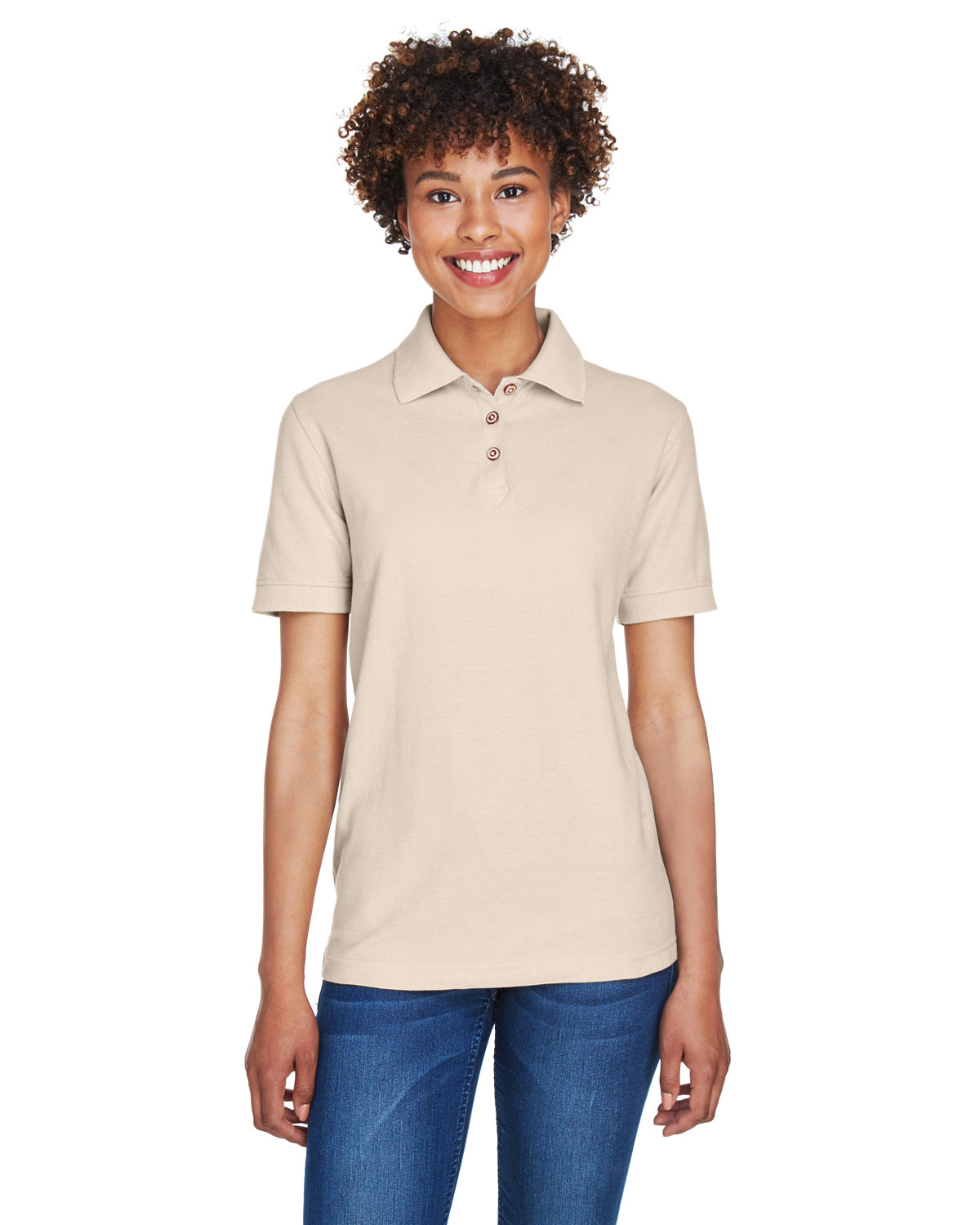 3 Pack Of UltraClub 8541 Ladies Easy Care TShirt Feminine Fit Whisper Pique Polo - Picture 21 of 24