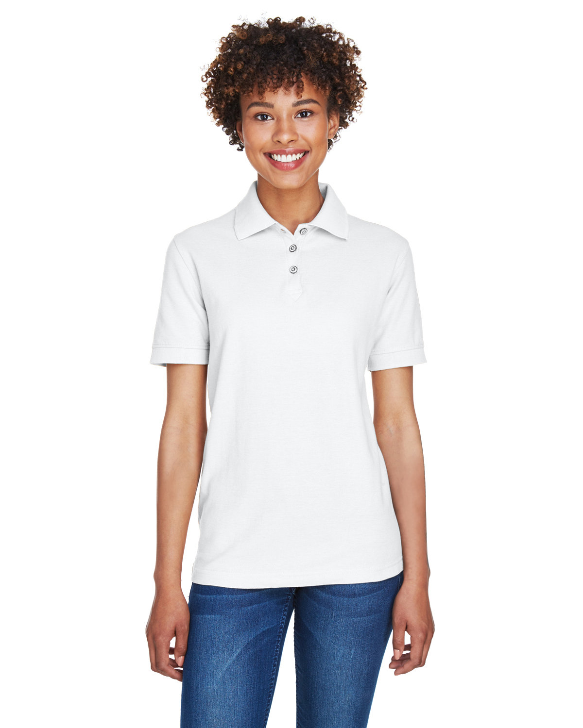 3 Pack Of UltraClub 8541 Ladies Easy Care TShirt Feminine Fit Whisper Pique Polo - Picture 22 of 24