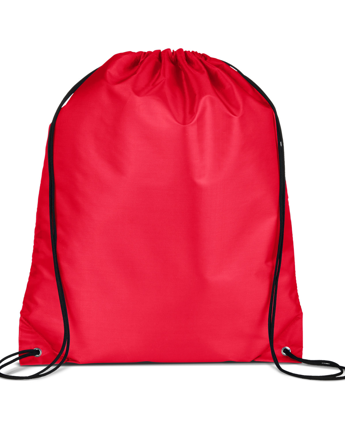 Liberty Bags 8886 Nylon Bag Value Black Cord Drawstring Back