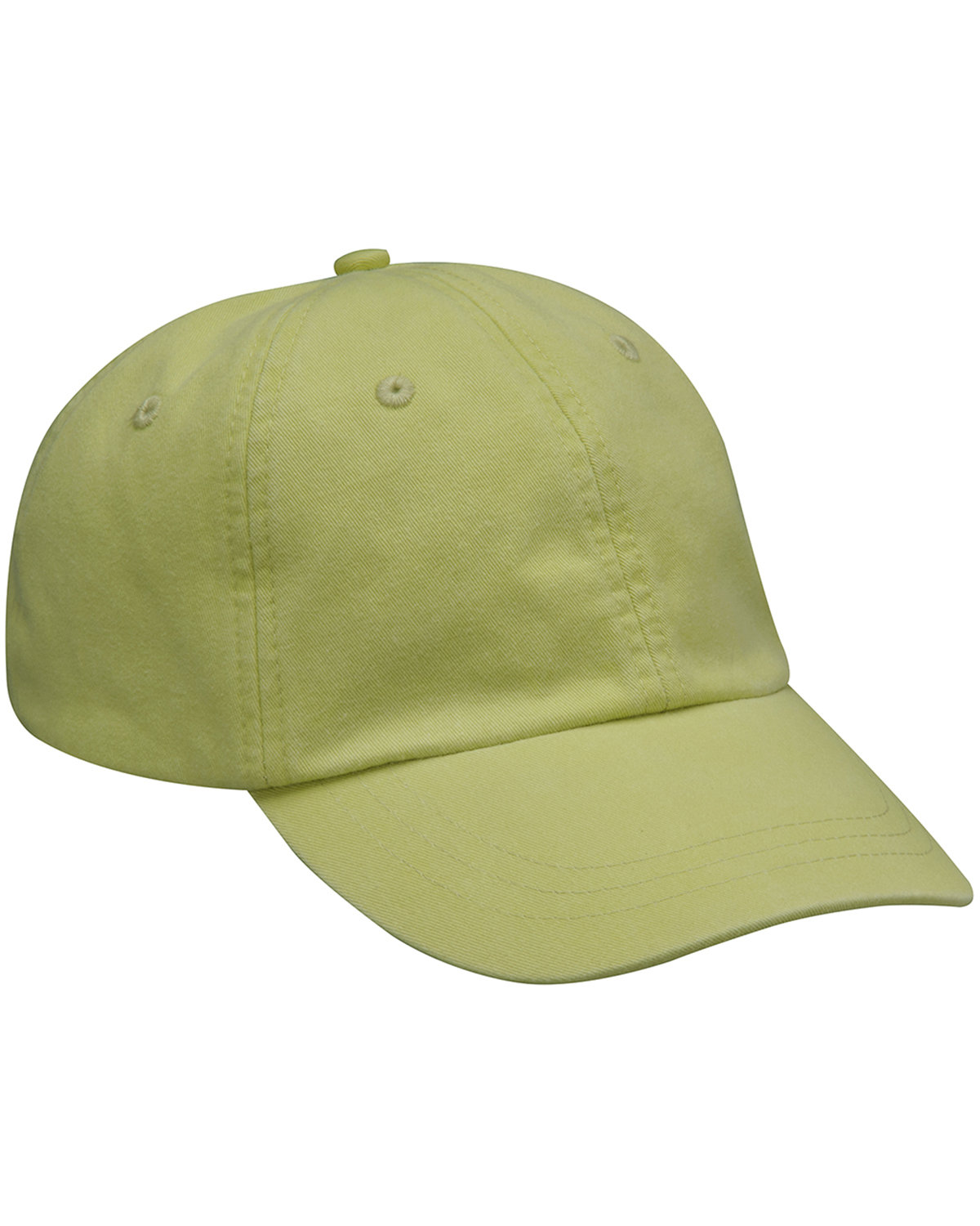 Adams AD969 Unisex Garment Washed Cotton Twill 6-Panel Optimum Pigment Dyed-Cap