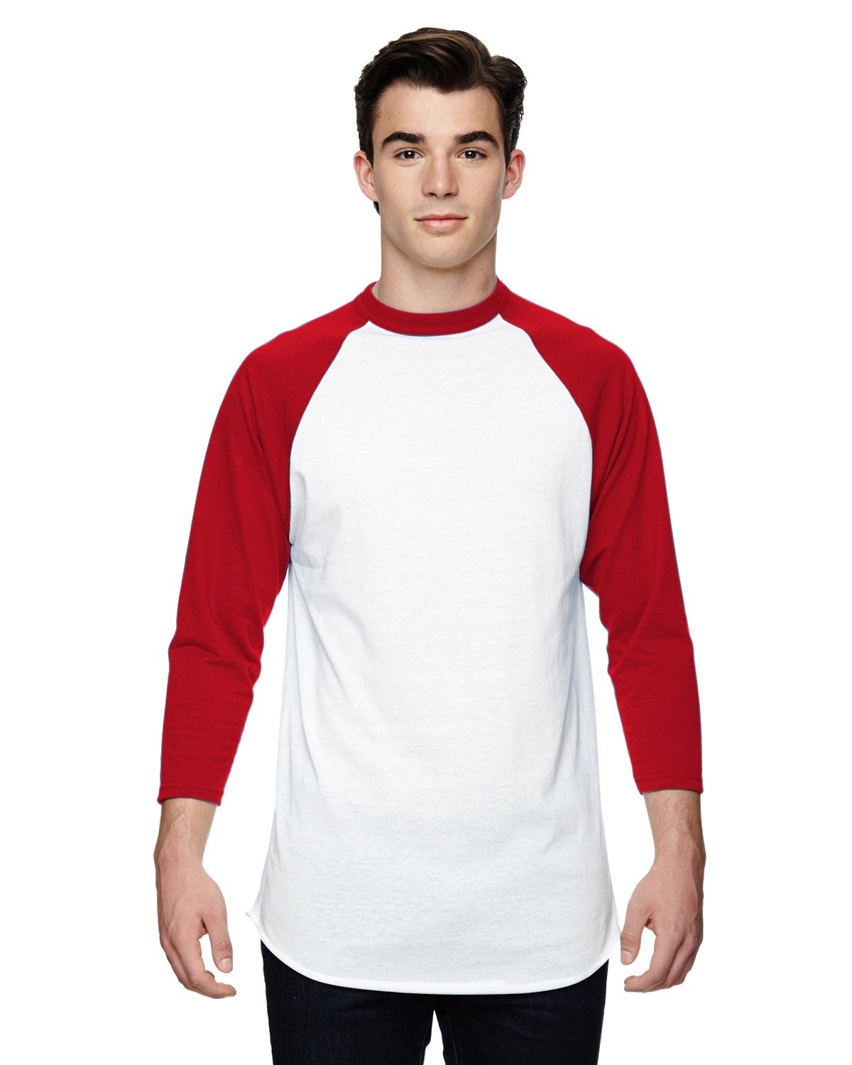 Augusta Sportswear AG4420 Adult Three-Quarter Sleeve Baseball Jersey T-Shirt - Picture 16 of 17