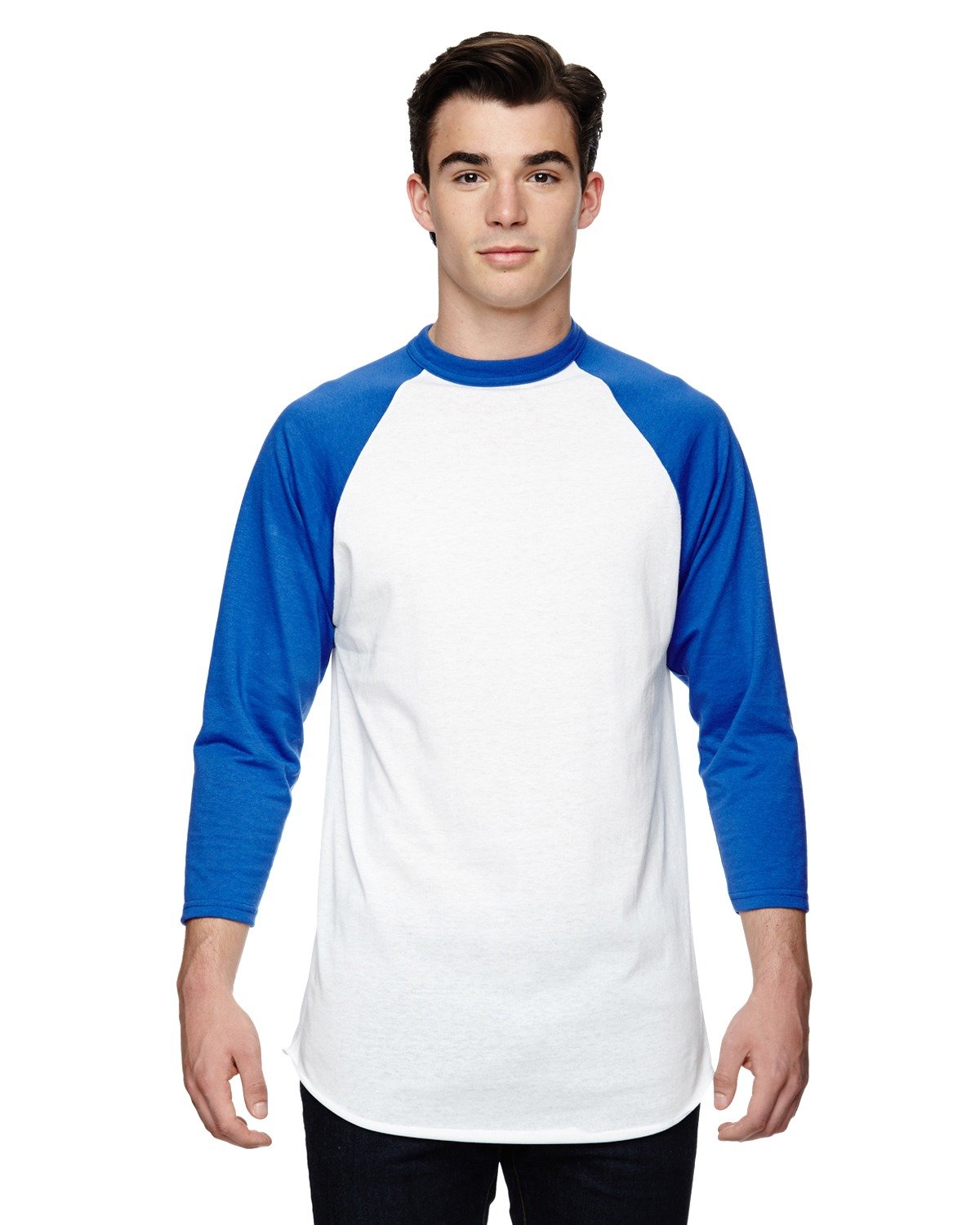 Augusta Sportswear AG4420 Adult Three-Quarter Sleeve Baseball Jersey T-Shirt - Picture 17 of 17