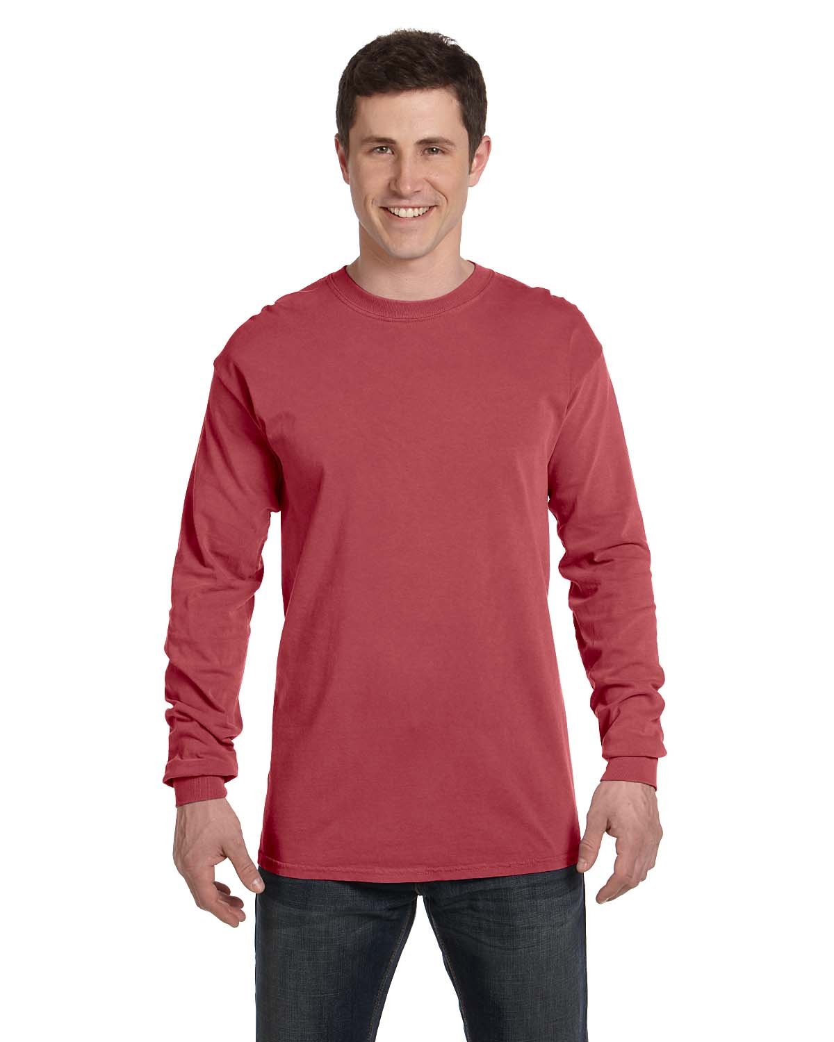 Comfort Colors C6014 Adult 100% USA Cotton Heavyweight RS Long Sleeve T-Shirt - Picture 8 of 57
