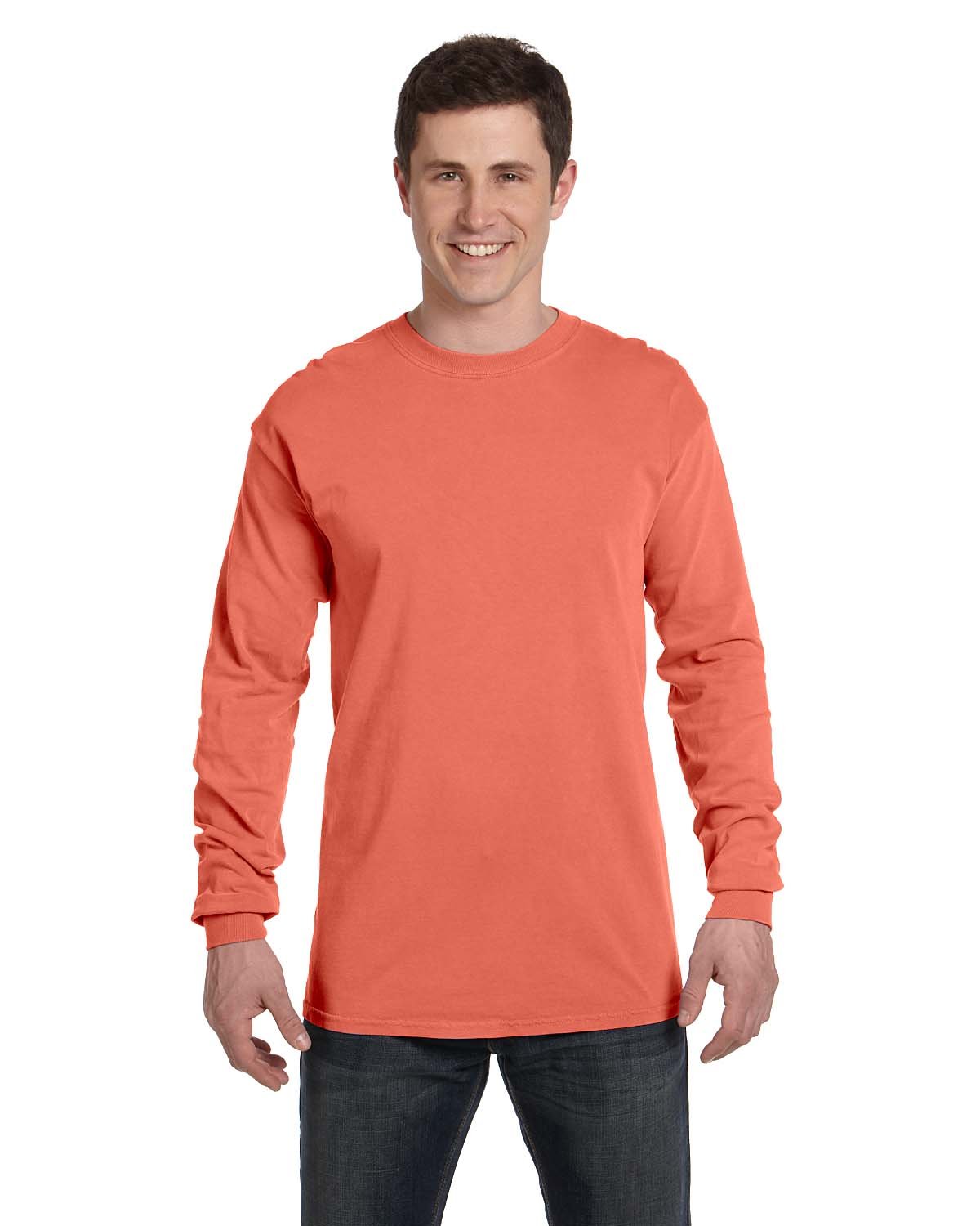 Comfort Colors C6014 Adult 100% USA Cotton Heavyweight RS Long Sleeve T-Shirt - Picture 9 of 57
