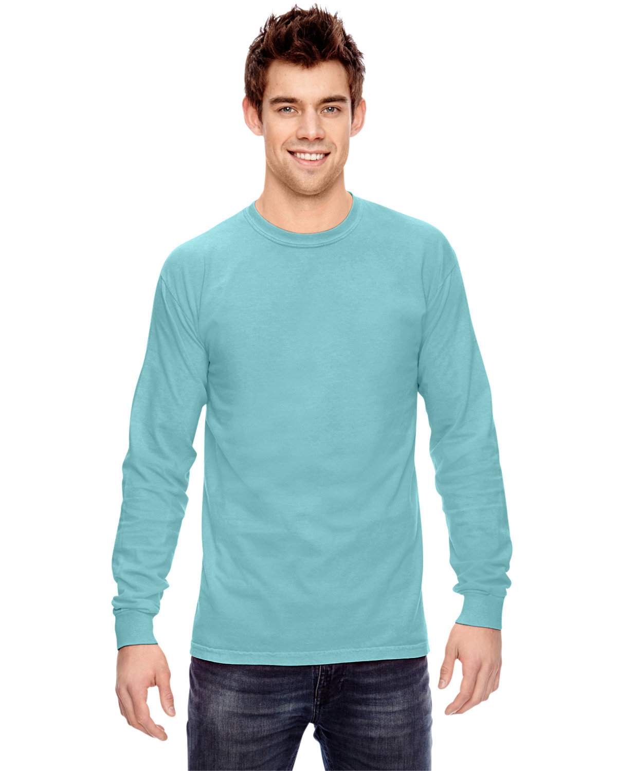 Comfort Colors C6014 Adult 100% USA Cotton Heavyweight RS Long Sleeve T-Shirt - Picture 12 of 57