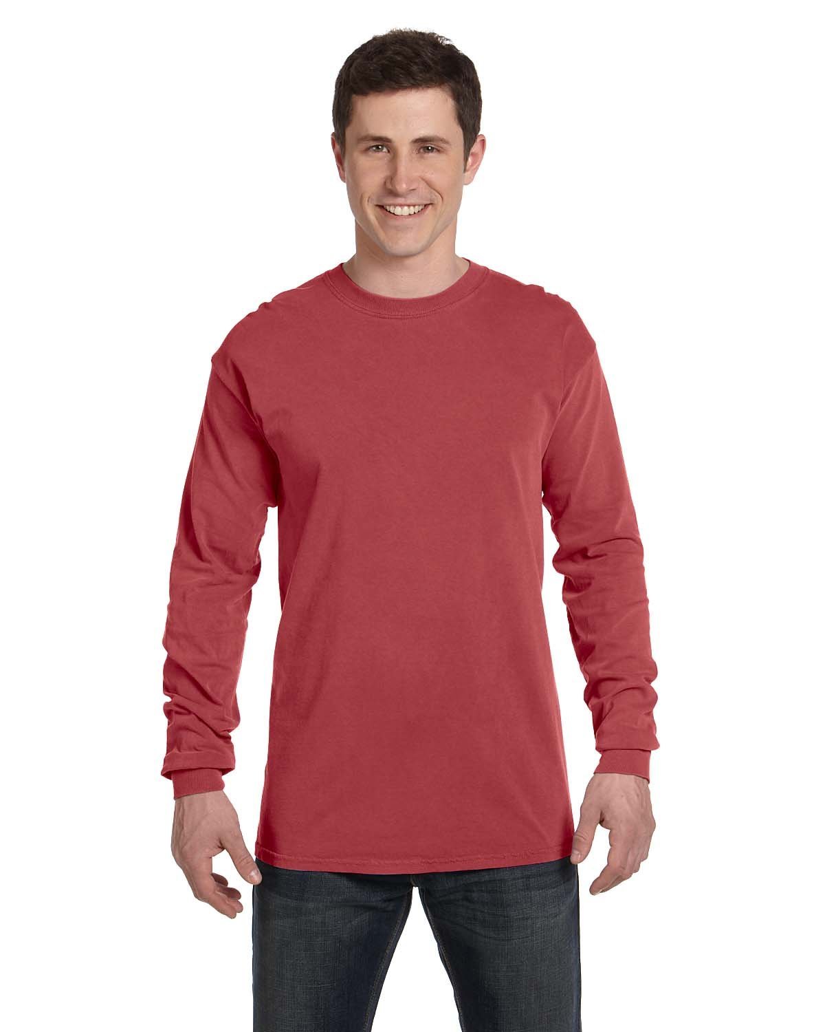 Comfort Colors C6014 Adult 100% USA Cotton Heavyweight RS Long Sleeve T-Shirt - Picture 15 of 57
