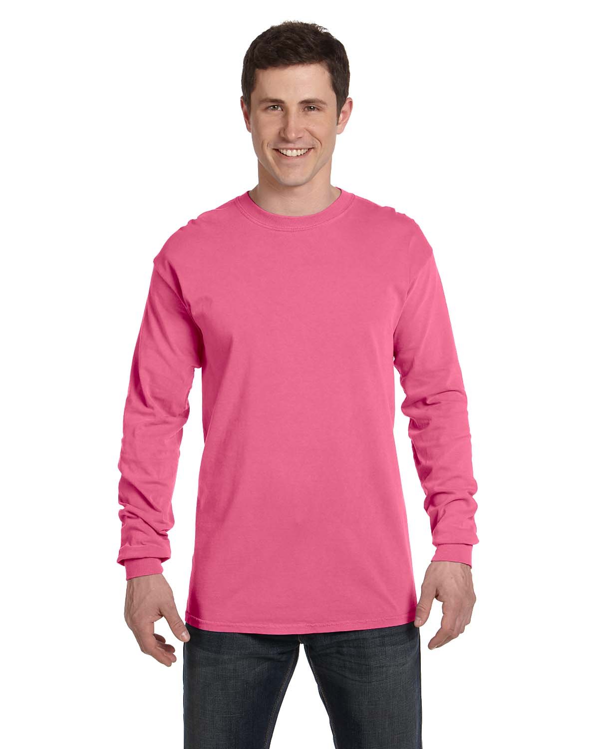 Comfort Colors C6014 Adult 100% USA Cotton Heavyweight RS Long Sleeve T-Shirt - Picture 16 of 57