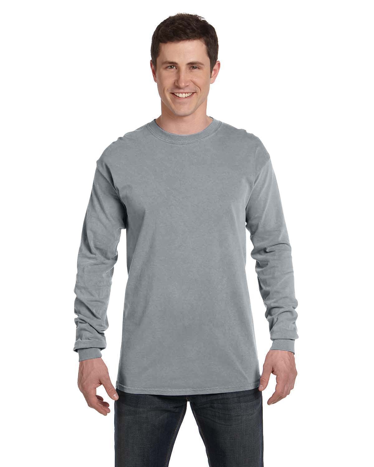 Comfort Colors C6014 Adult 100% USA Cotton Heavyweight RS Long Sleeve T-Shirt - Picture 20 of 57