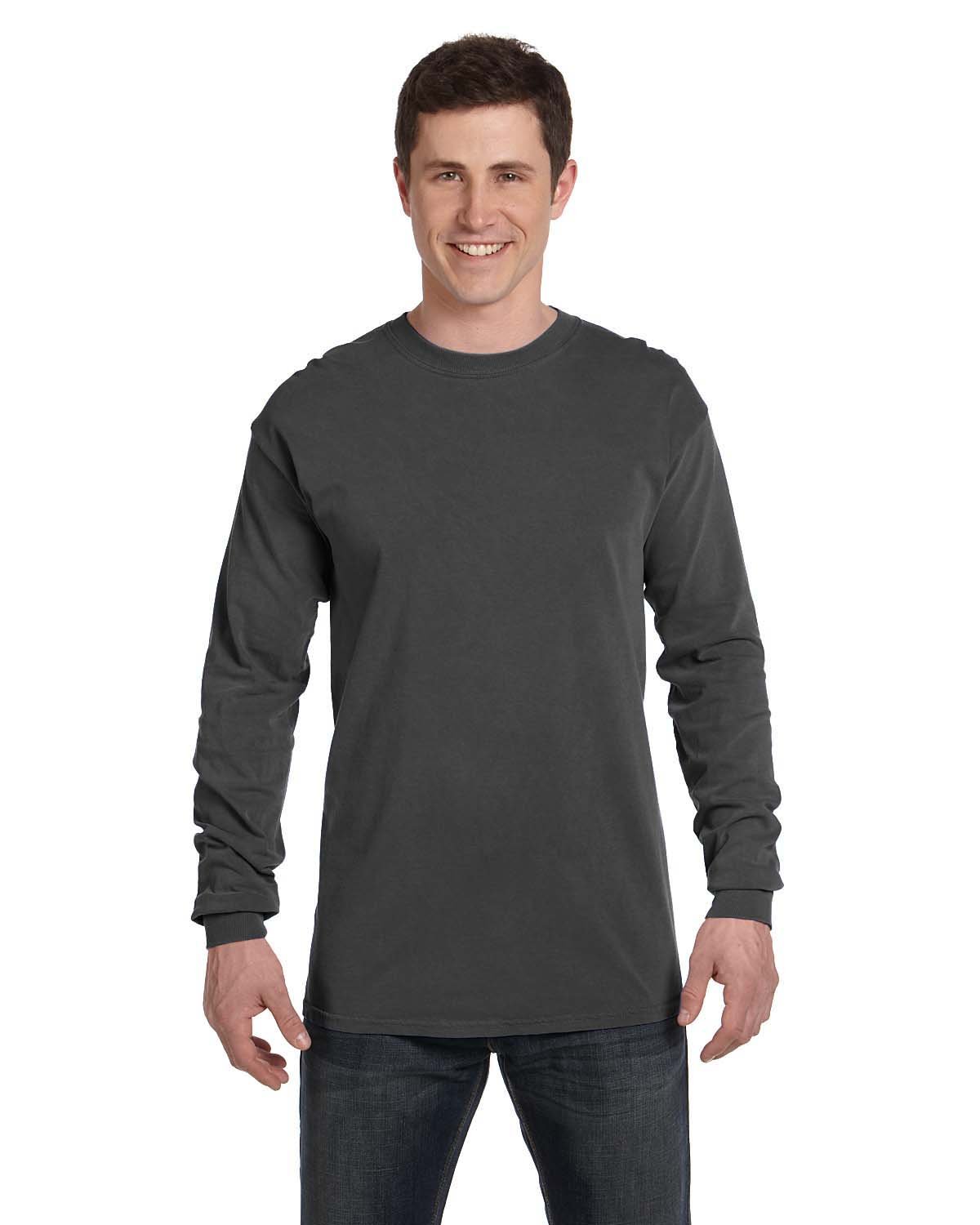 Comfort Colors C6014 Adult 100% USA Cotton Heavyweight RS Long Sleeve T-Shirt - Picture 22 of 57