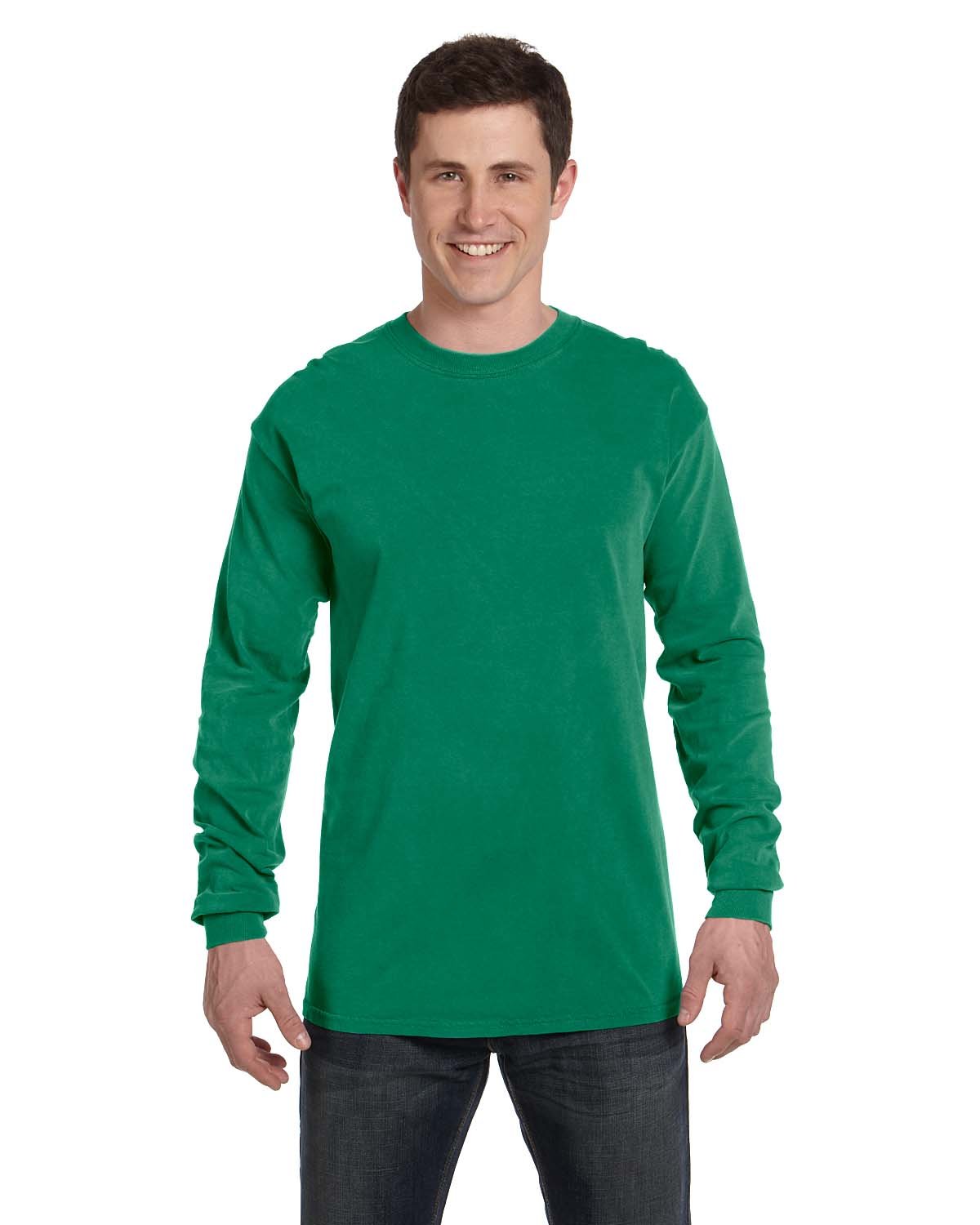 Comfort Colors C6014 Adult 100% USA Cotton Heavyweight RS Long Sleeve T-Shirt - Picture 23 of 57