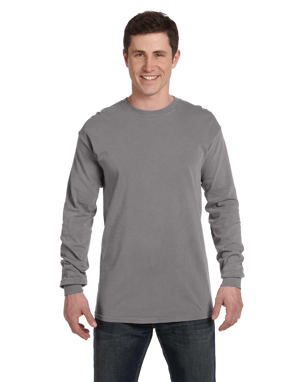 Comfort Colors C6014 Adult 100% USA Cotton Heavyweight RS Long Sleeve T-Shirt - Picture 24 of 57