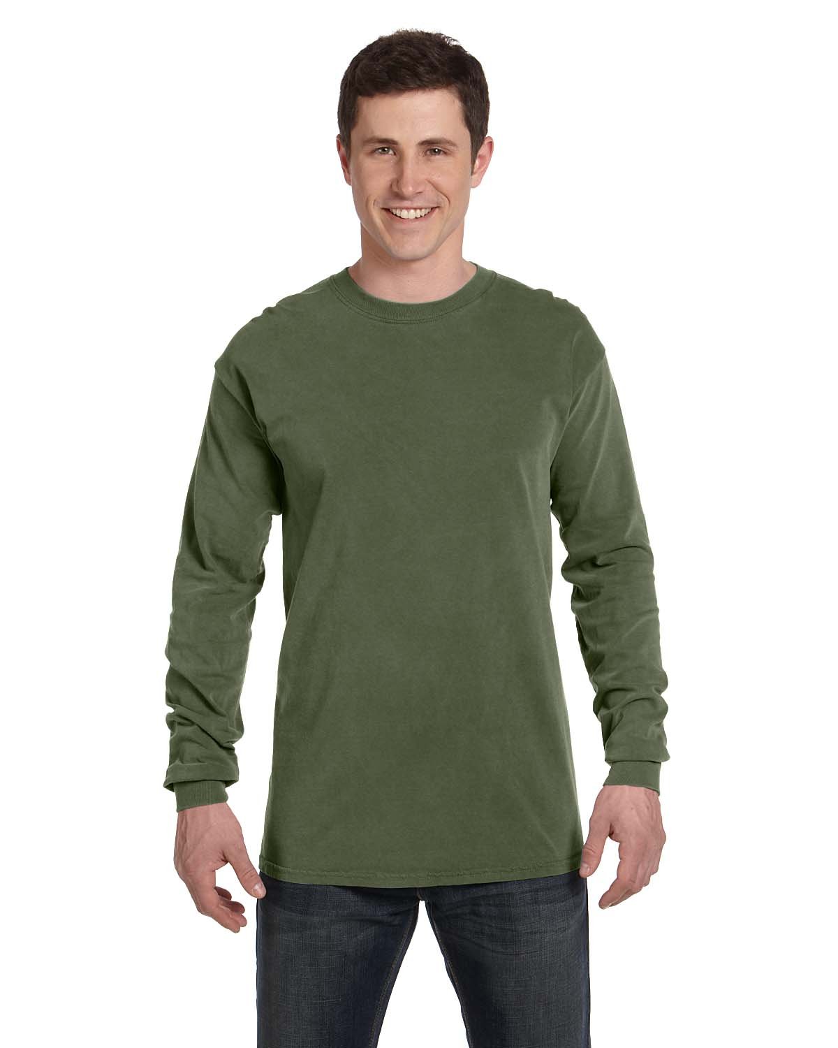 Comfort Colors C6014 Adult 100% USA Cotton Heavyweight RS Long Sleeve T-Shirt - Picture 26 of 57