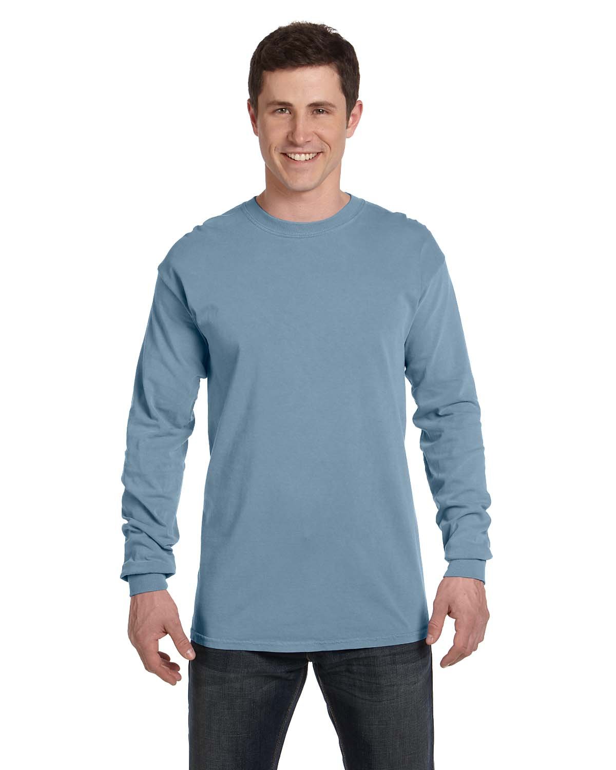 Comfort Colors C6014 Adult 100% USA Cotton Heavyweight RS Long Sleeve T-Shirt - Picture 28 of 57