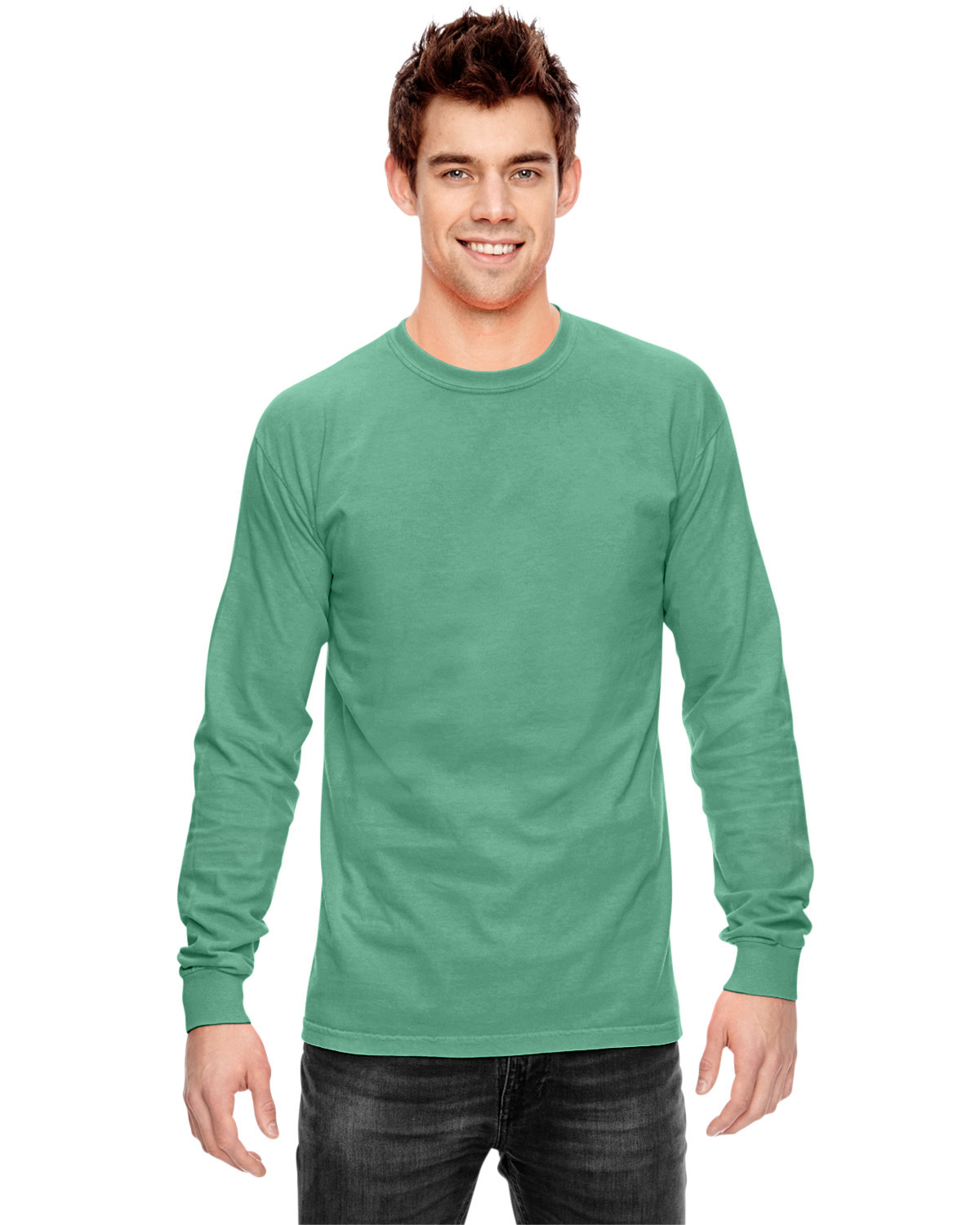Comfort Colors C6014 Adult 100% USA Cotton Heavyweight RS Long Sleeve T-Shirt - Picture 29 of 57
