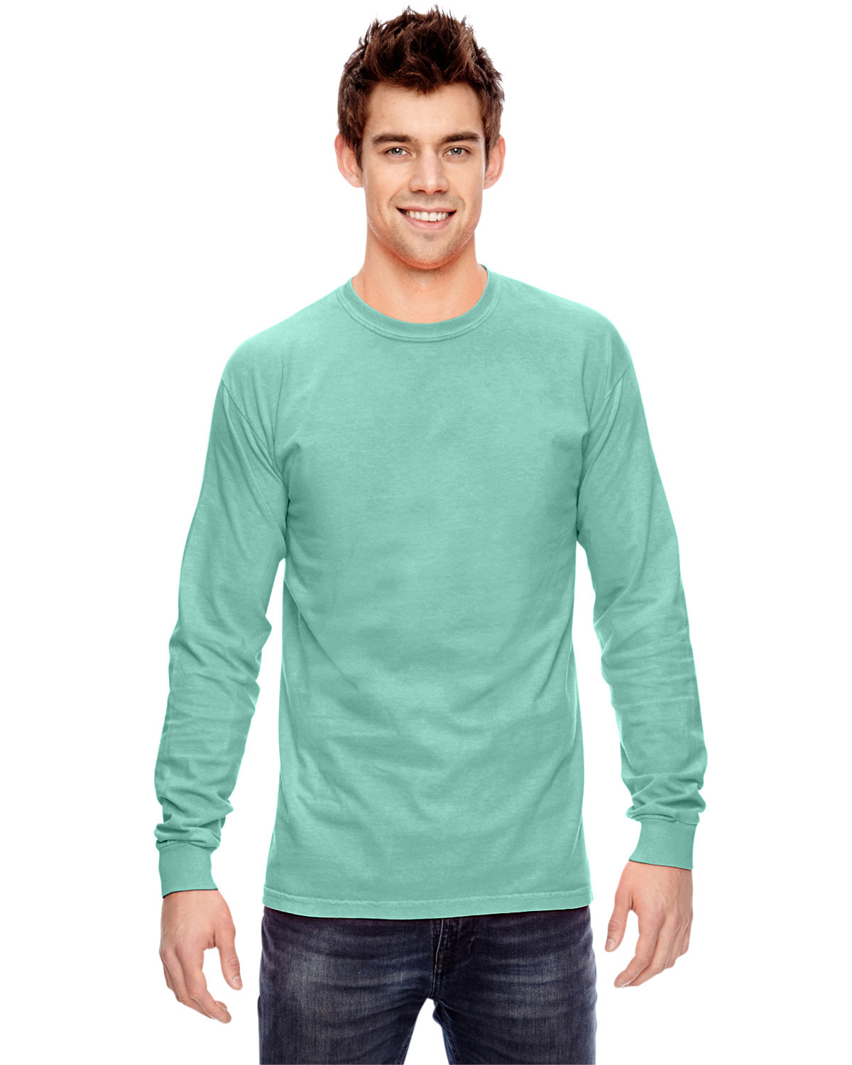 Comfort Colors C6014 Adult 100% USA Cotton Heavyweight RS Long Sleeve T-Shirt - Picture 30 of 57