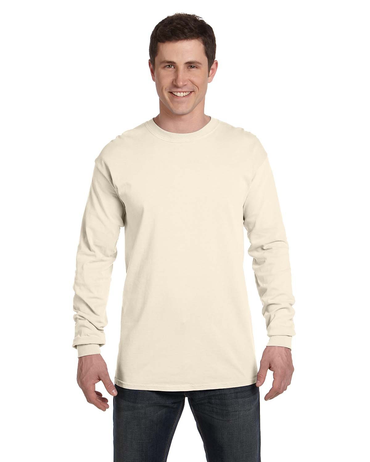 Comfort Colors C6014 Adult 100% USA Cotton Heavyweight RS Long Sleeve T-Shirt - Picture 31 of 57