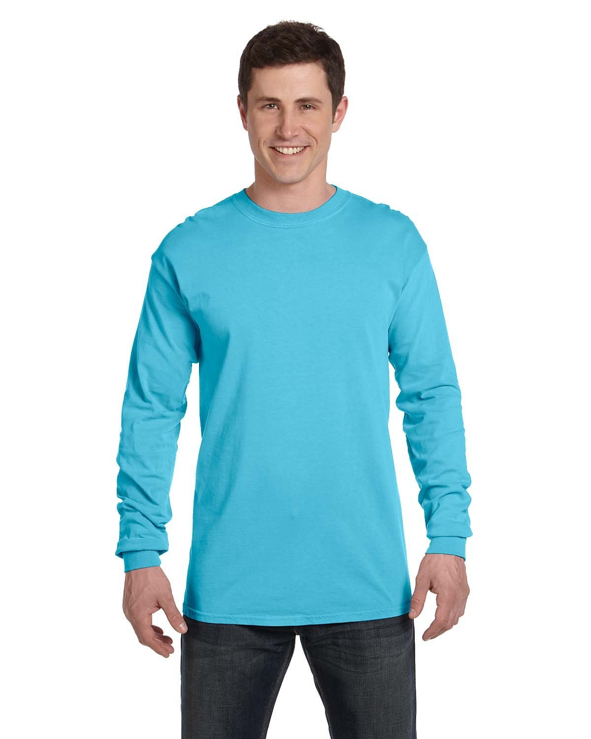 Comfort Colors C6014 Adult 100% USA Cotton Heavyweight RS Long Sleeve T-Shirt - Picture 33 of 57