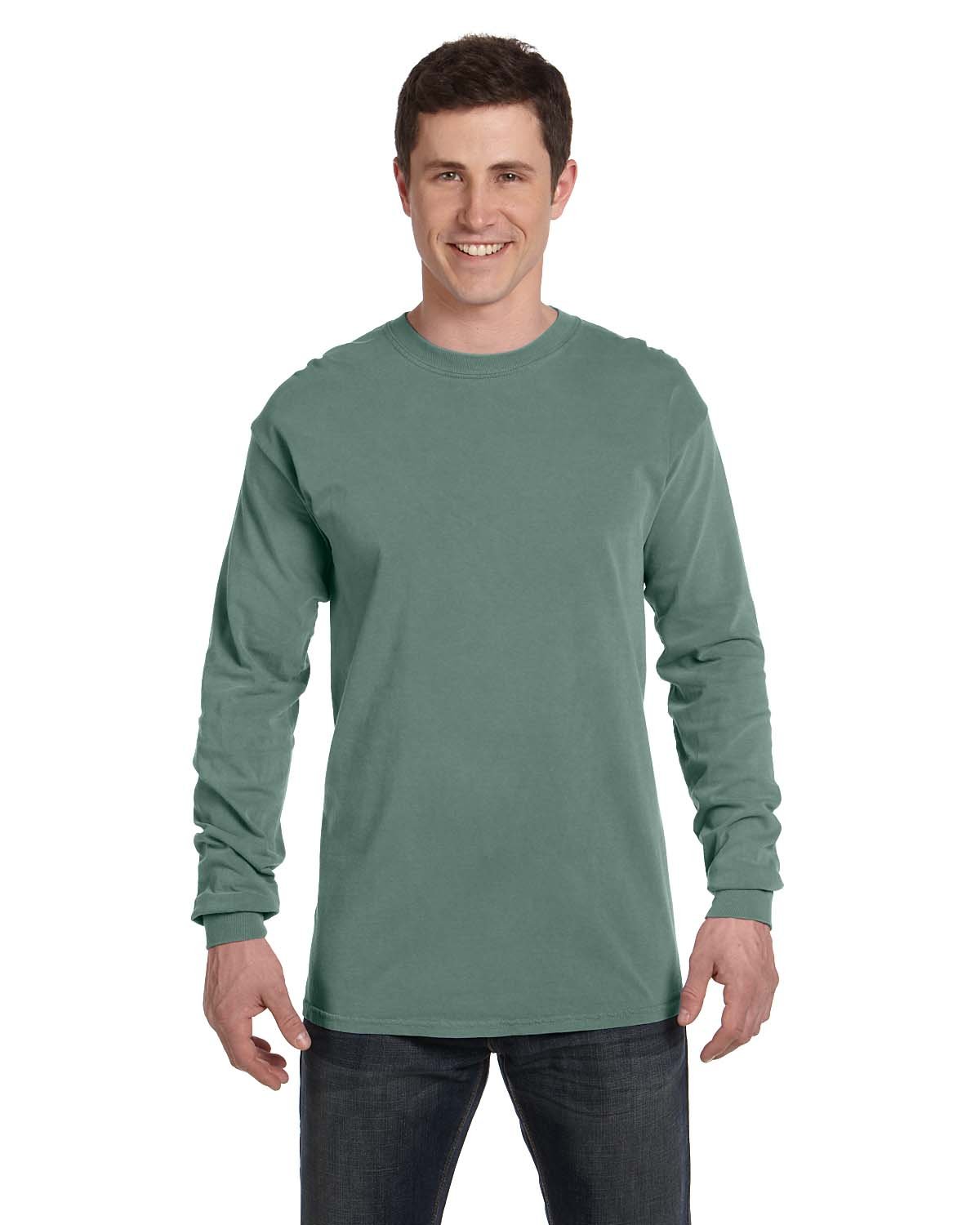 Comfort Colors C6014 Adult 100% USA Cotton Heavyweight RS Long Sleeve T-Shirt - Picture 34 of 57