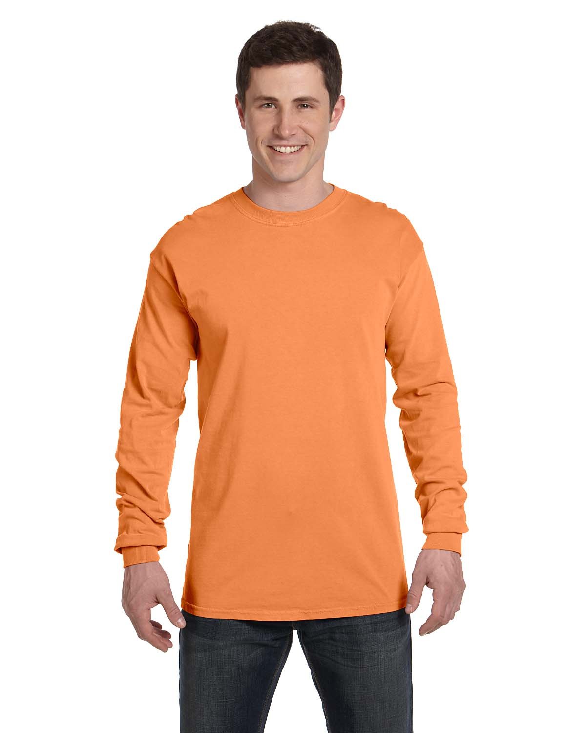 Comfort Colors C6014 Adult 100% USA Cotton Heavyweight RS Long Sleeve T-Shirt - Picture 35 of 57