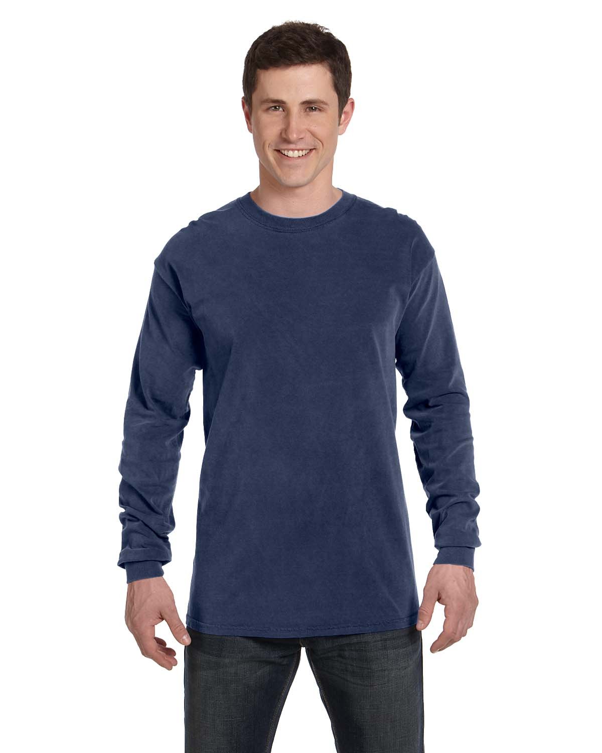 Comfort Colors C6014 Adult 100% USA Cotton Heavyweight RS Long Sleeve T-Shirt - Picture 36 of 57