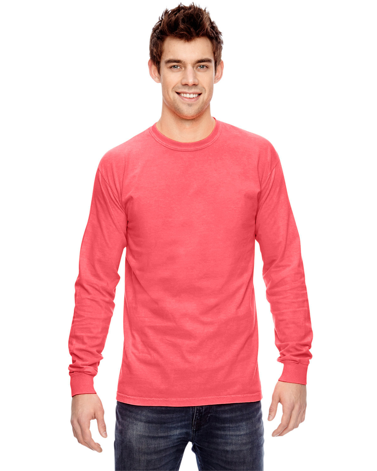 Comfort Colors C6014 Adult 100% USA Cotton Heavyweight RS Long Sleeve T-Shirt - Picture 40 of 57