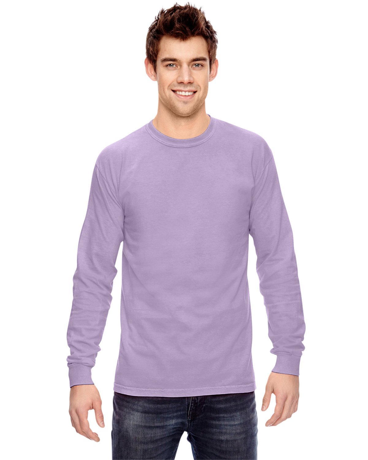 Comfort Colors C6014 Adult 100% USA Cotton Heavyweight RS Long Sleeve T-Shirt - Picture 41 of 57
