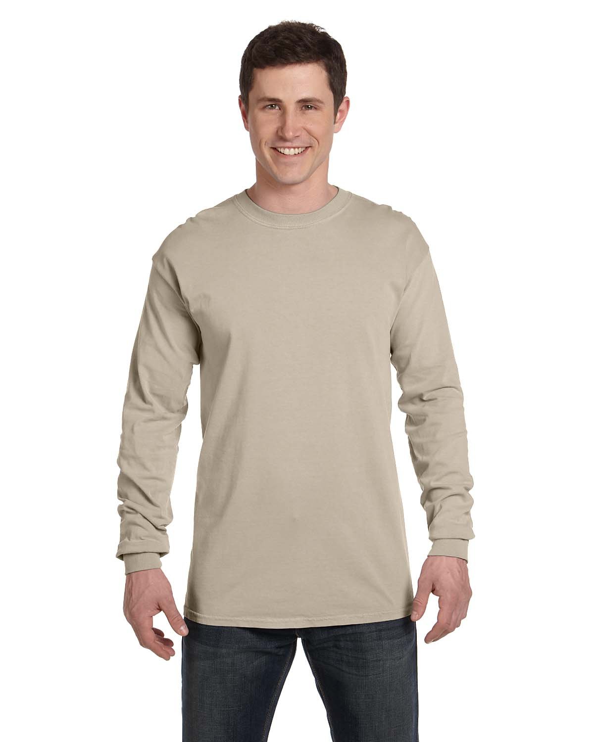 Comfort Colors C6014 Adult 100% USA Cotton Heavyweight RS Long Sleeve T-Shirt - Picture 48 of 57