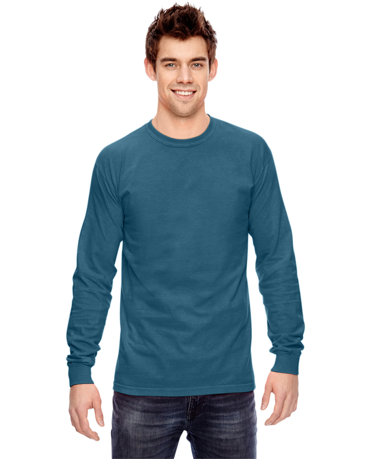 Comfort Colors C6014 Adult 100% USA Cotton Heavyweight RS Long Sleeve T-Shirt - Picture 51 of 57