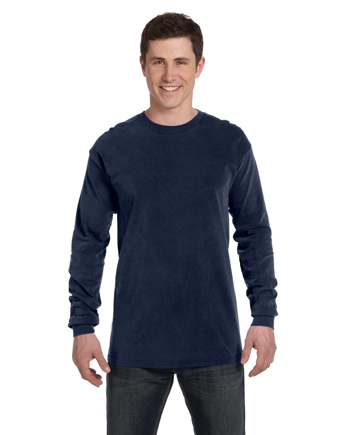 Comfort Colors C6014 Adult 100% USA Cotton Heavyweight RS Long Sleeve T-Shirt - Picture 52 of 57