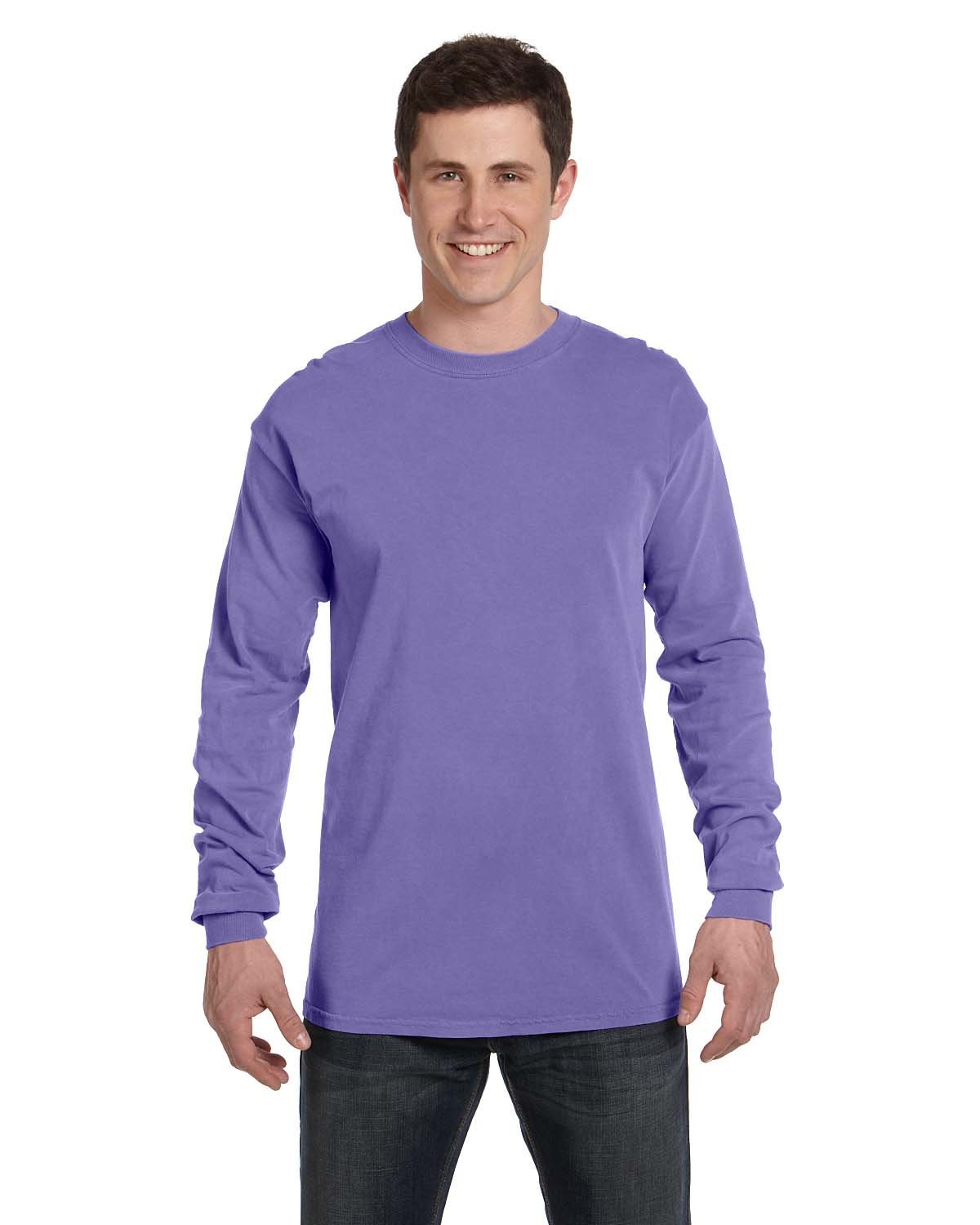 Comfort Colors C6014 Adult 100% USA Cotton Heavyweight RS Long Sleeve T-Shirt - Picture 53 of 57
