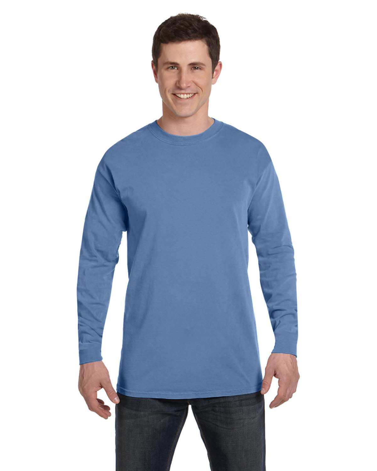 Comfort Colors C6014 Adult 100% USA Cotton Heavyweight RS Long Sleeve T-Shirt - Picture 54 of 57
