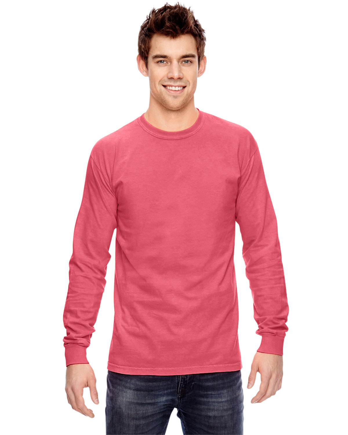 Comfort Colors C6014 Adult 100% USA Cotton Heavyweight RS Long Sleeve T-Shirt - Picture 55 of 57