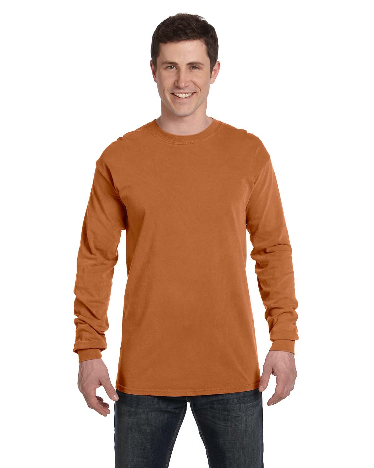 Comfort Colors C6014 Adult 100% USA Cotton Heavyweight RS Long Sleeve T-Shirt - Picture 57 of 57