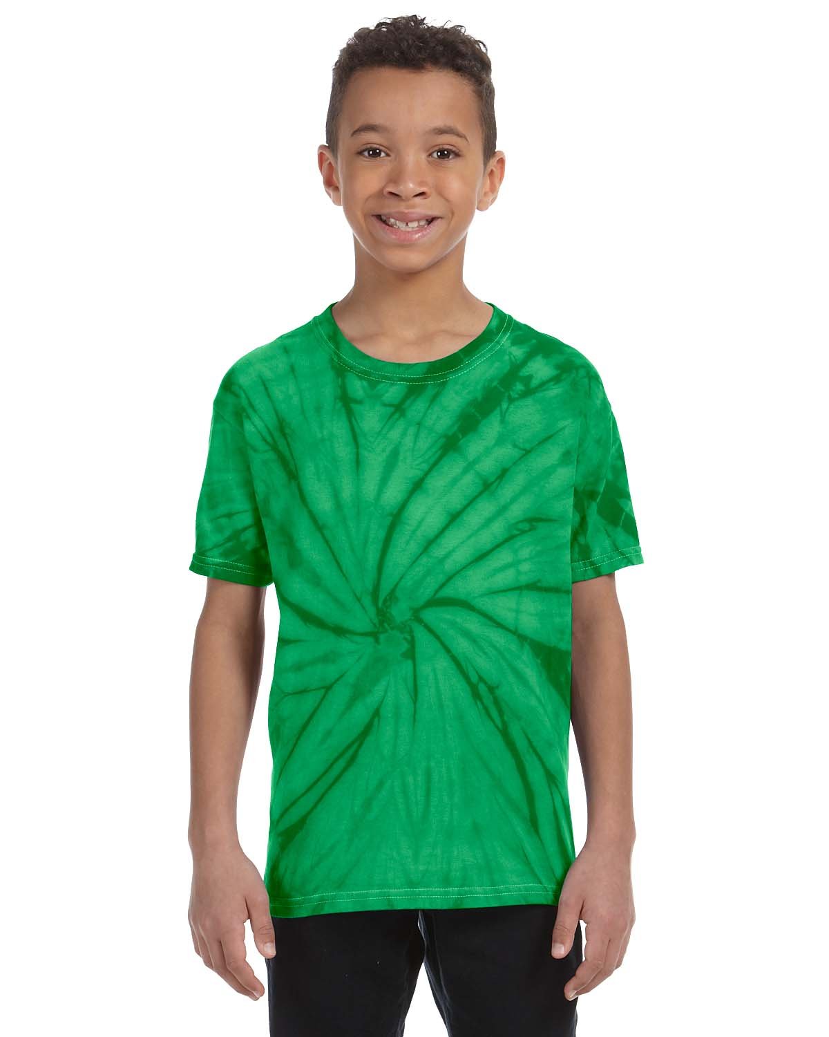 5 Pack Of Tie-Dye CD101Y Youth Tee 100% Cotton T Shirt Spider Stylish T-Shirt - Picture 10 of 20