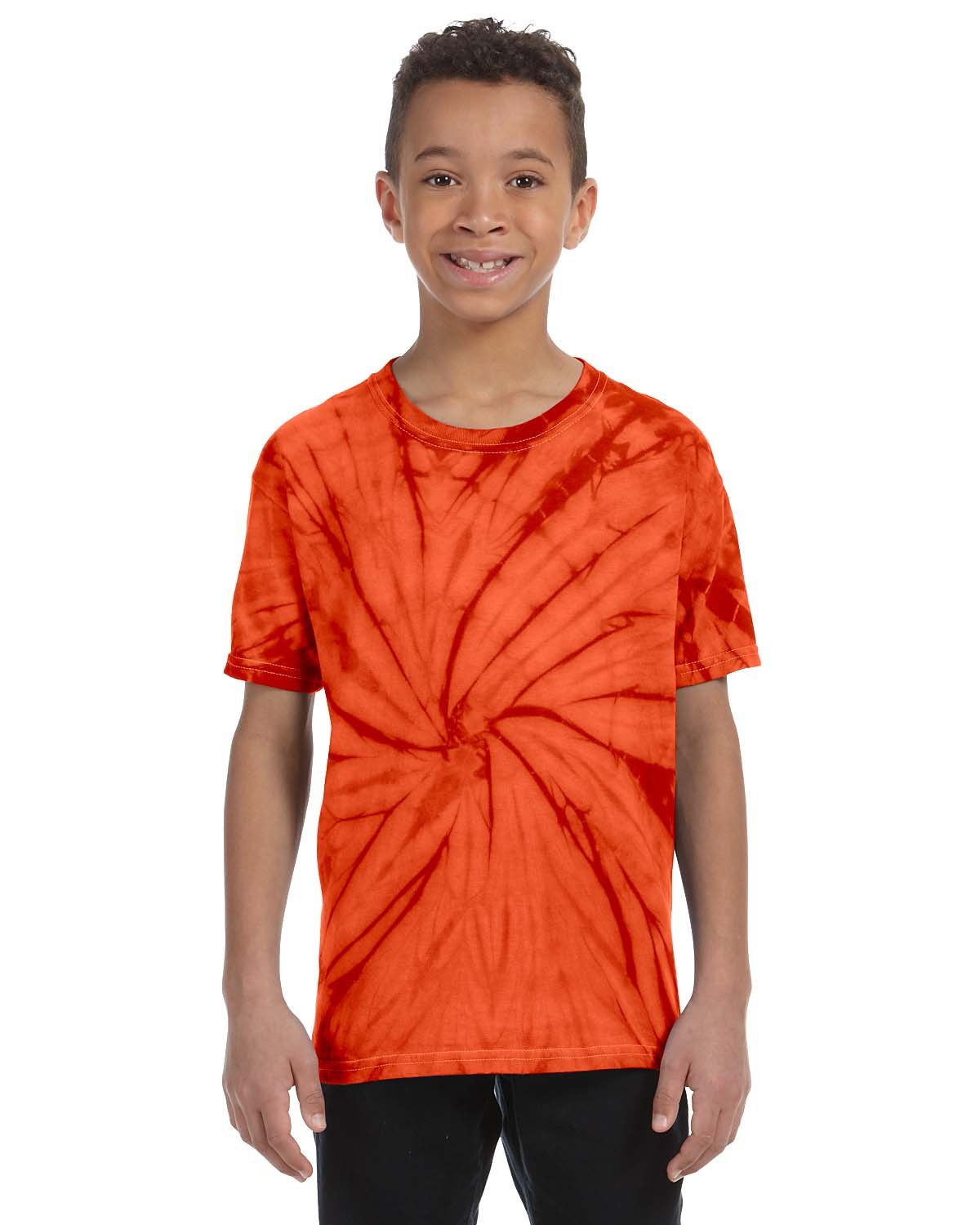 5 Pack Of Tie-Dye CD101Y Youth Tee 100% Cotton T Shirt Spider Stylish T-Shirt - Picture 14 of 20