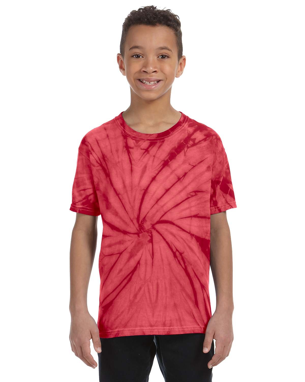 5 Pack Of Tie-Dye CD101Y Youth Tee 100% Cotton T Shirt Spider Stylish T-Shirt - Picture 17 of 20