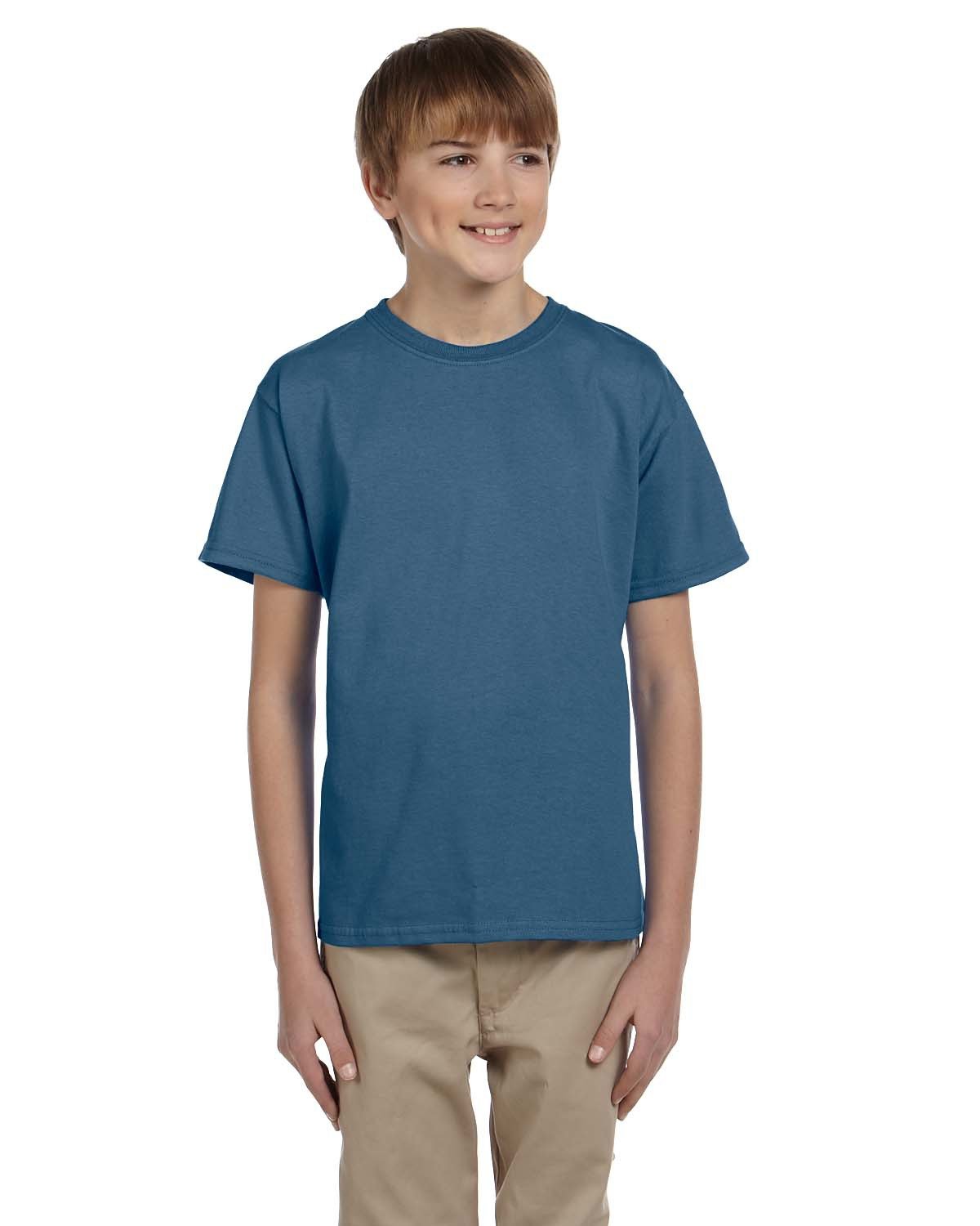 Gildan G200B Youth Ultra Cotton Short Sleeve Fashion Tee Blank Stylish T-Shirt - Picture 12 of 33